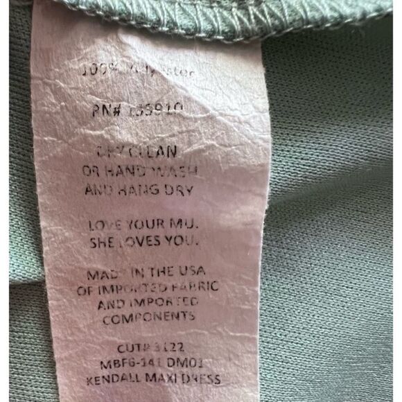 Show me Your Mumu Lined Sliver sage Kendall Maxi Size Small - Picture 11 of 13